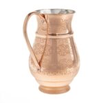 Price and Buy Persian Copper Pitcher with Handle – Engraving Handmade Art Piece - Image 5