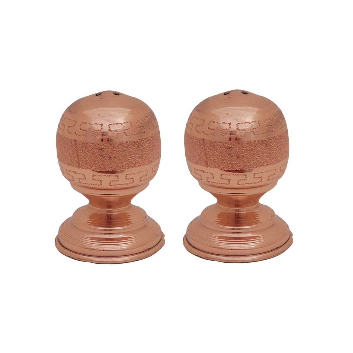 Price and Buy Persian Copper Salt & Pepper Shakers Hammered Bizhan Set of 2