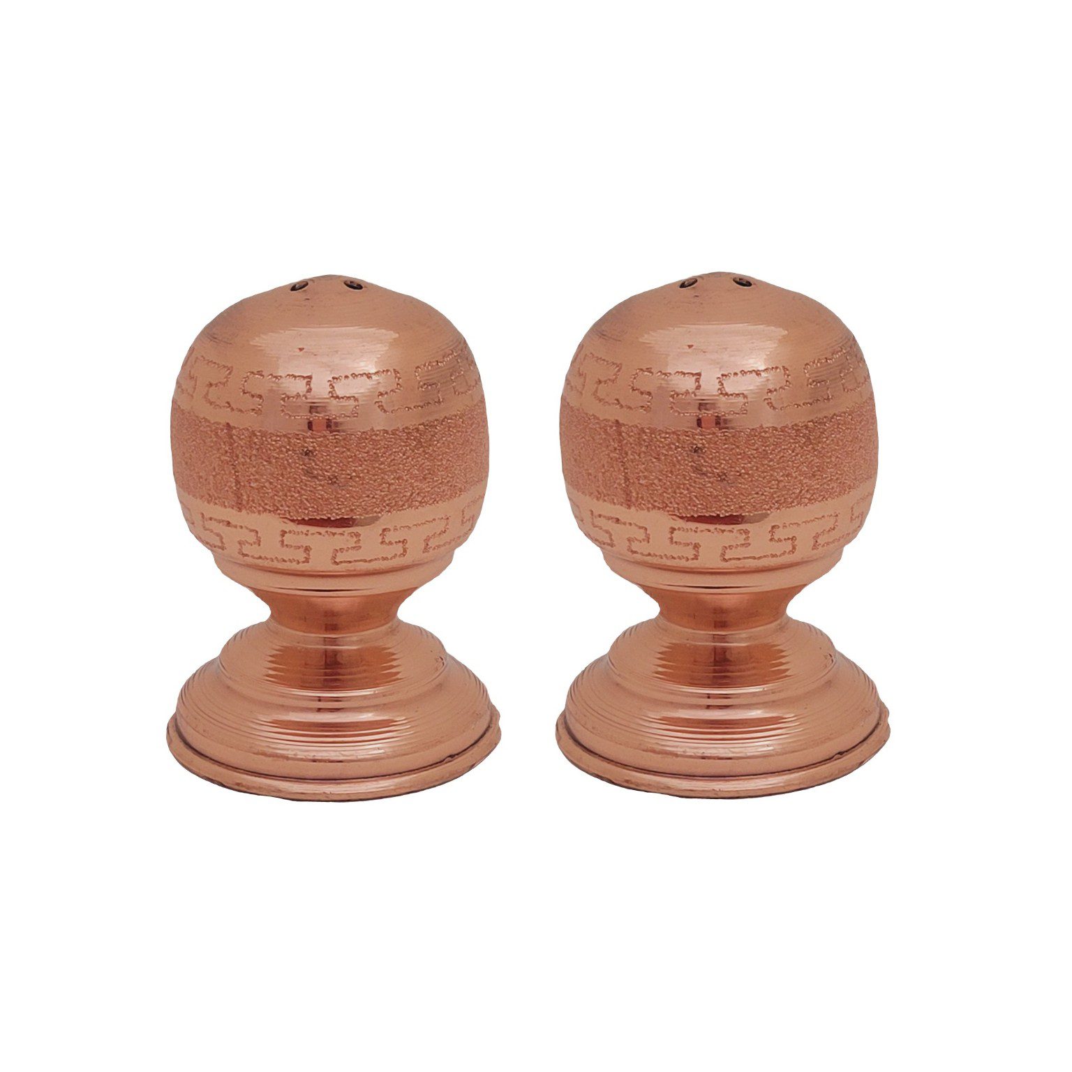Price and Buy Persian Copper Salt & Pepper Shakers Hammered Bizhan Set of 2