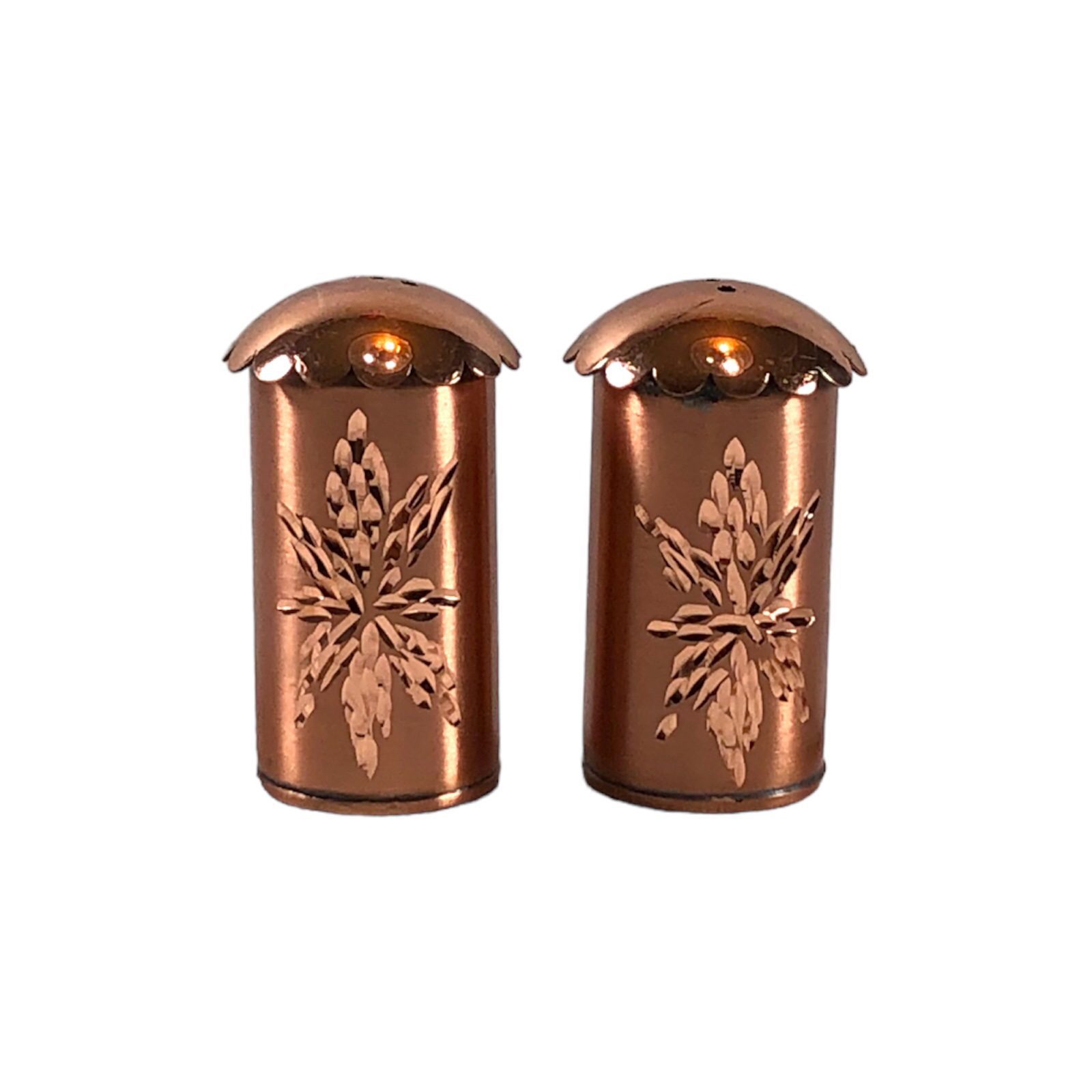 Price and Buy Persian Copper Salt & Pepper Shakers Hammered Radin Set of 2 - Image 4