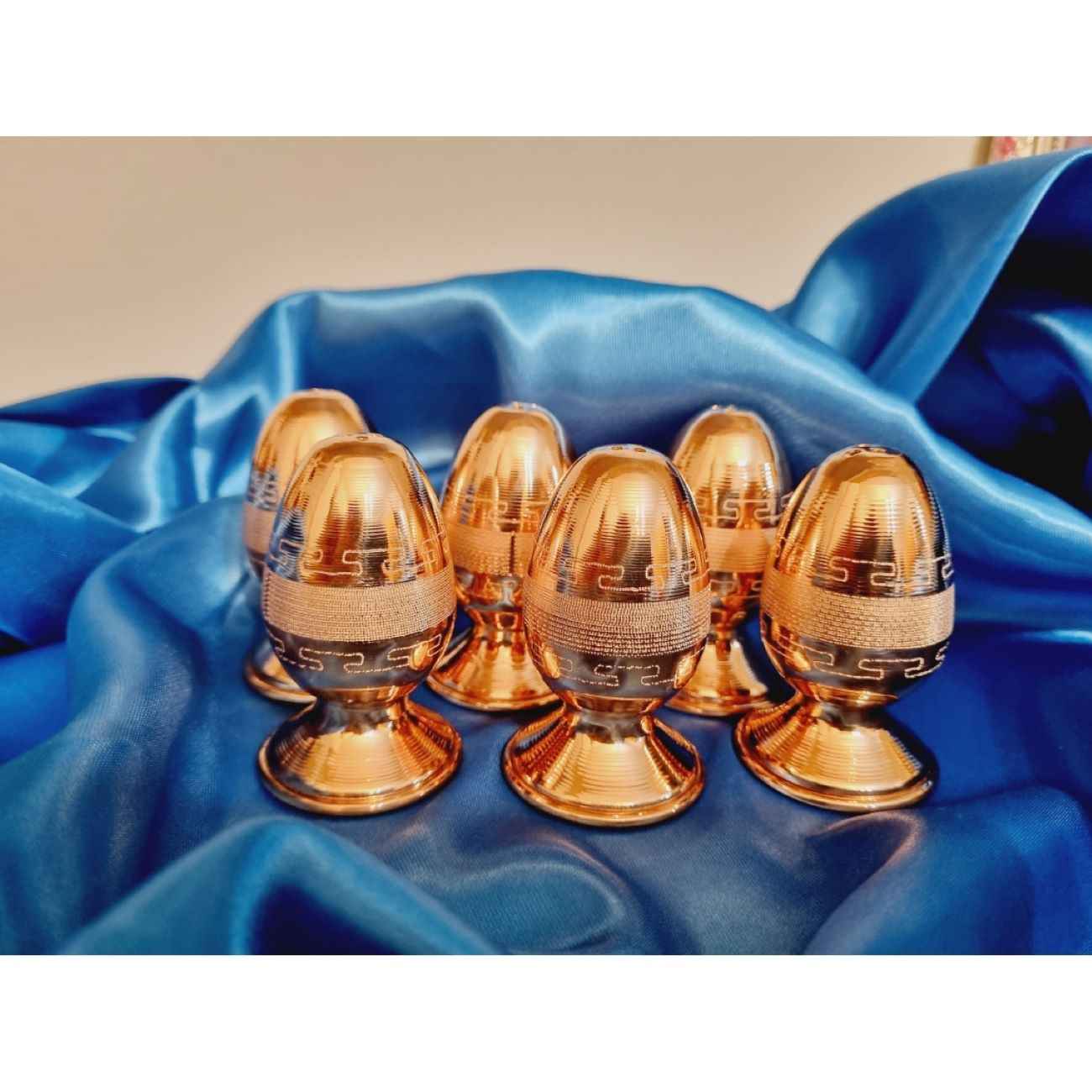 Price and Buy Persian Copper Salt & Pepper Shakers Set with Artistic Design - Image 4