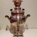 Price and Buy Persian Copper Samovar Decorative Charcoal Tea Maker 2-Liter