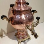 Price and Buy Persian Copper Samovar Decorative Charcoal Tea Maker 2-Liter - Image 3