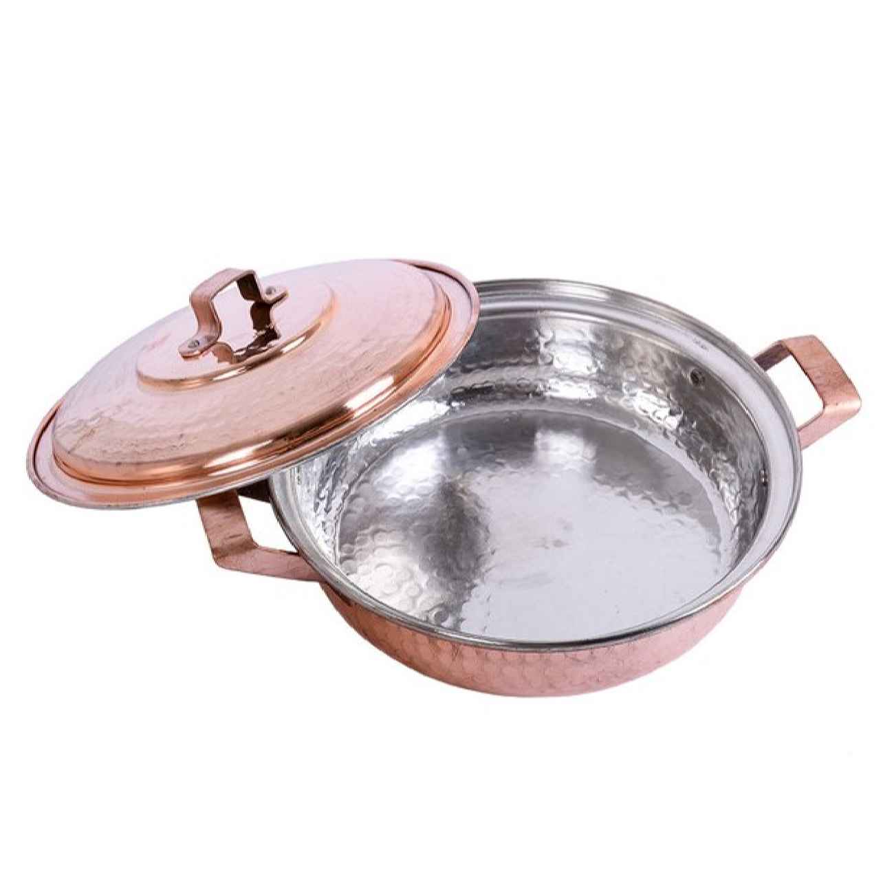 Price and Buy Persian Copper Sauté Pan – Hand-Hammered Dorsa Design - Image 6