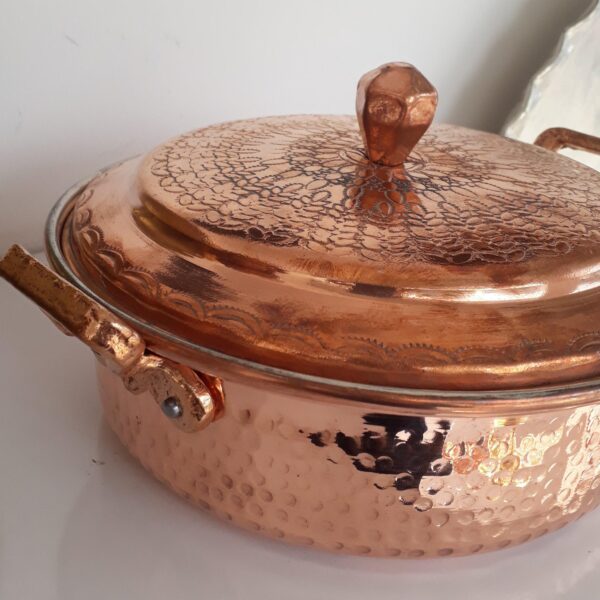Price and Buy Persian Copper Sauté Pan – Hand-Hammered with Lid (Aidin Model)_68fff8cc8b77a.jpeg Price and Buy Persian Copper Sauté Pan – Hand-Hammered with Lid (Aidin Model)
