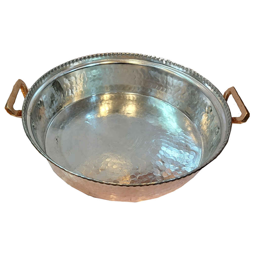 Price and Buy Persian Copper Sauté Pan – Handcrafted Asa Design - Image 3