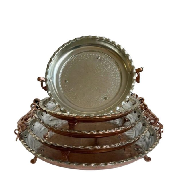 Price and Buy Persian Copper Serving Platter Hammered Footed_68fec36b94bd5.jpeg Price and Buy Persian Copper Serving Platter Hammered Footed