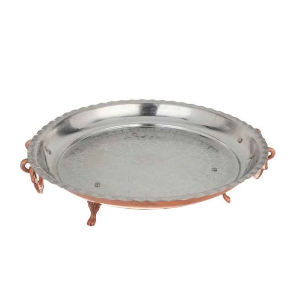 Price and Buy Persian Copper Serving Platter Hammered Raz