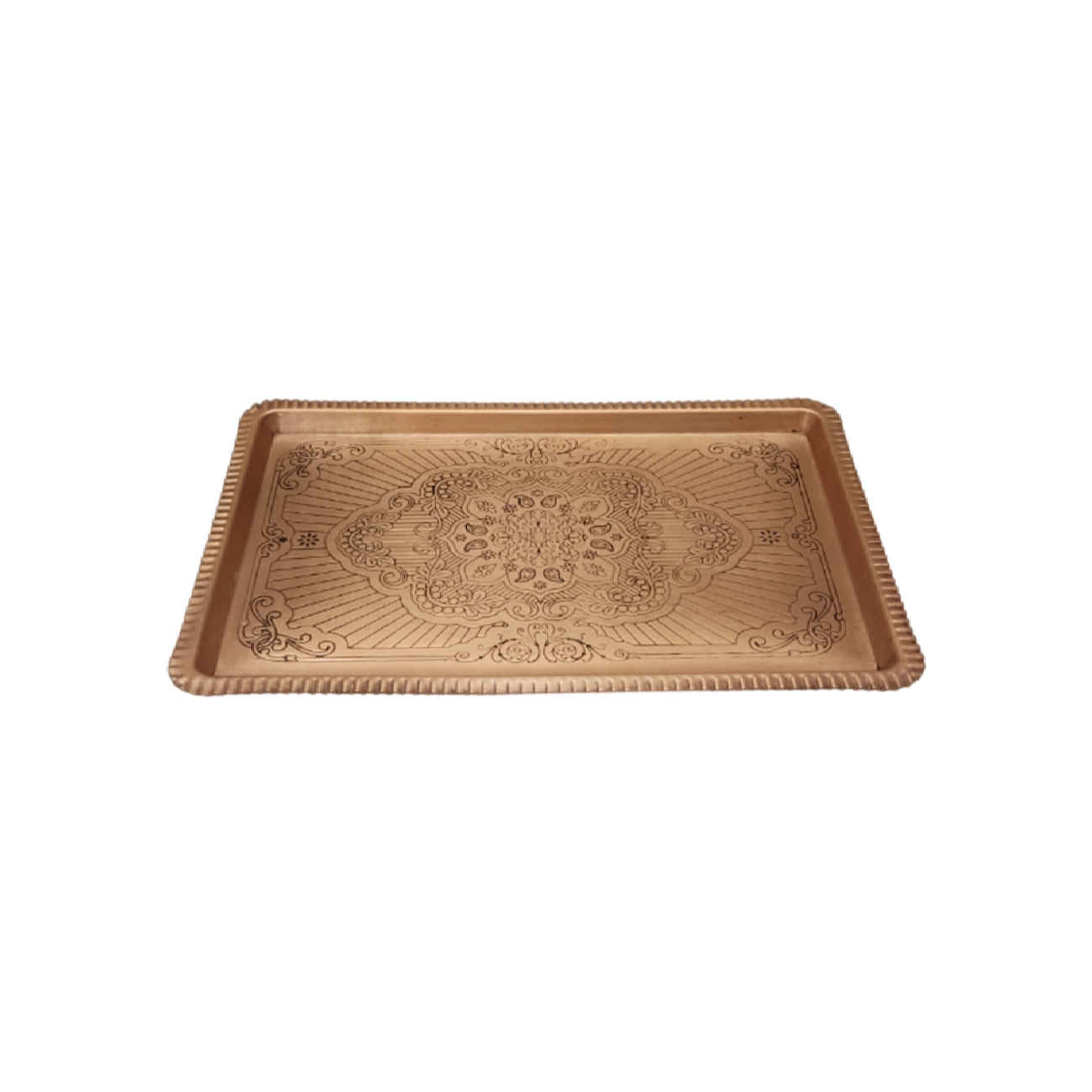 Price and Buy Persian Copper Serving Tray Hammered
