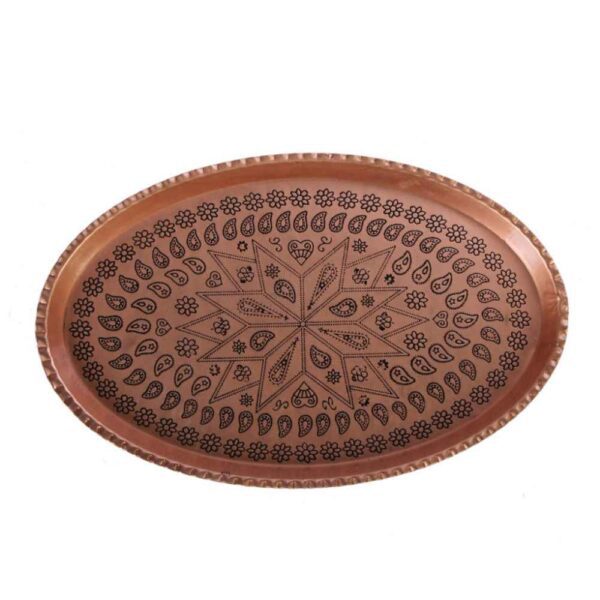 Price and Buy Persian Copper Serving Tray Traditionally Hammered Badami_68fc852dc62e7.jpeg Price and Buy Persian Copper Serving Tray Traditionally Hammered Badami