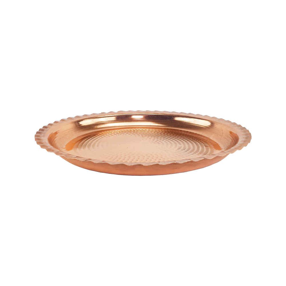 Price and Buy Persian Copper Serving Tray Traditionally Hammered Mahestan