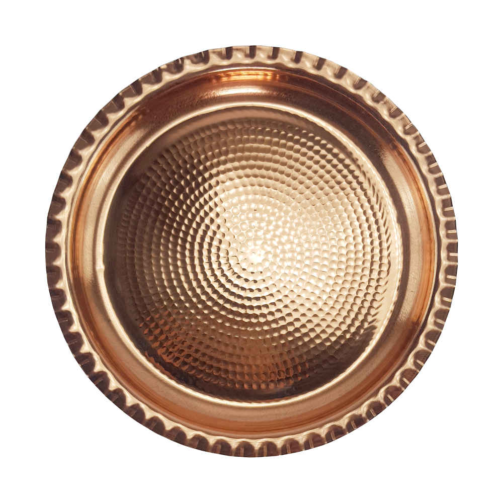 Price and Buy Persian Copper Serving Tray Traditionally Hammered Mahestan - Image 5