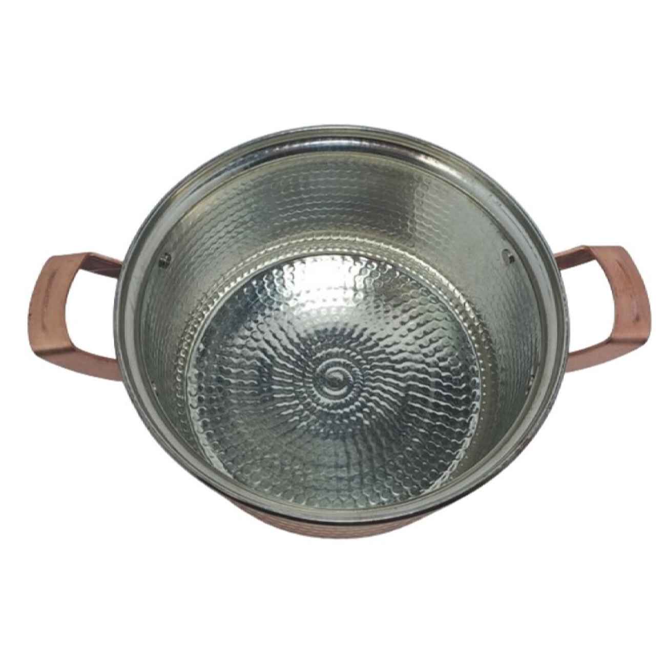 Price and Buy Persian Copper Stock Pot – Hammered & Handcrafted Yekta - Image 3