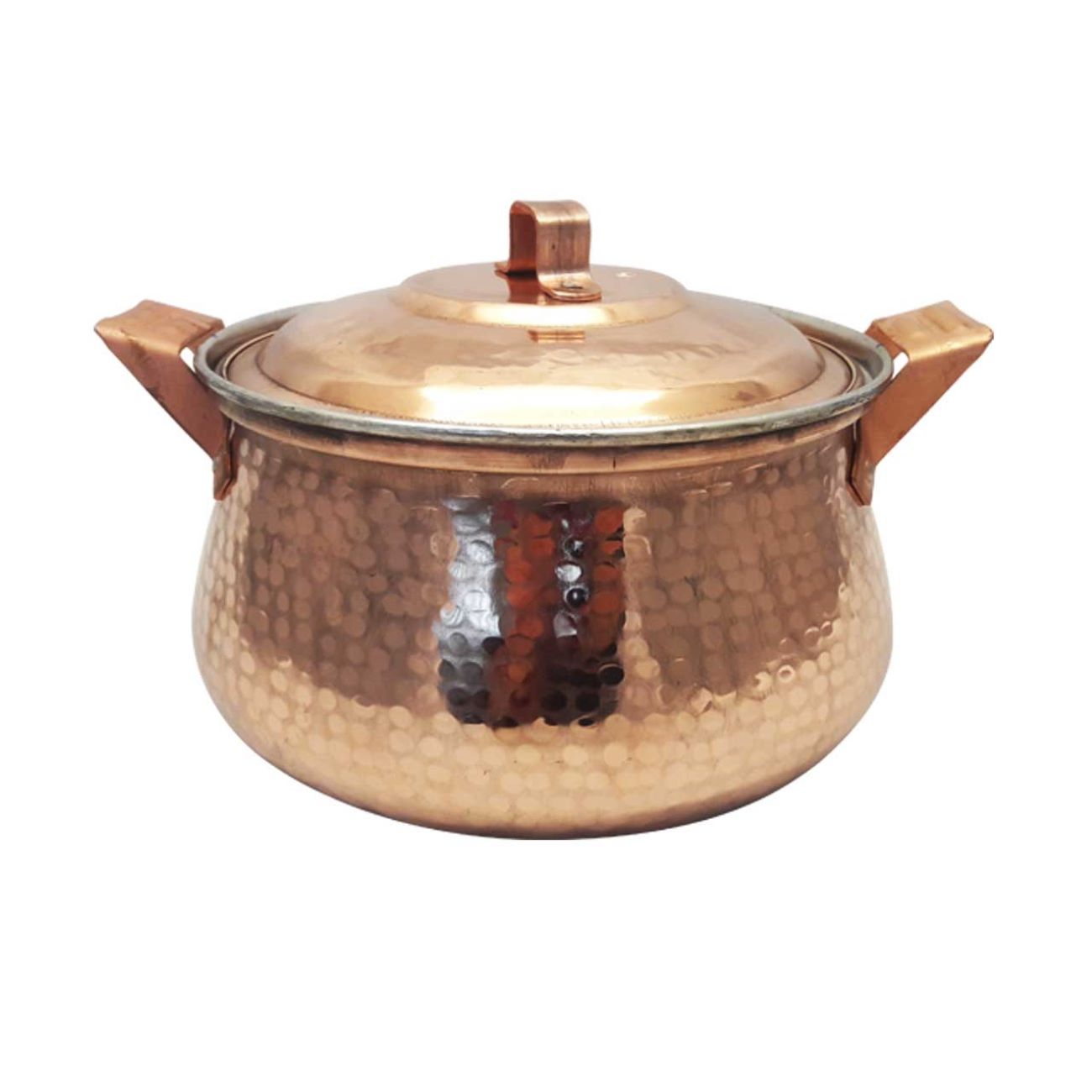 Price and Buy Persian Copper Stock Pot – Traditional Hammered Cooking Model Hamoon