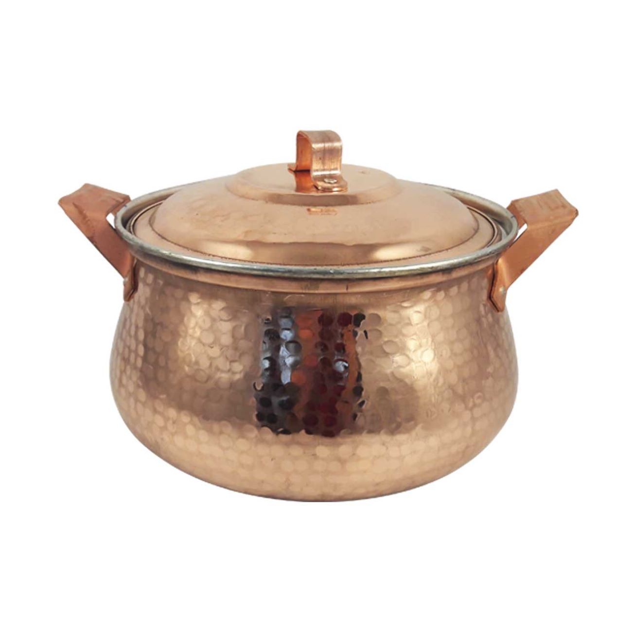Price and Buy Persian Copper Stock Pot – Traditional Hammered Cooking Model Khosrow