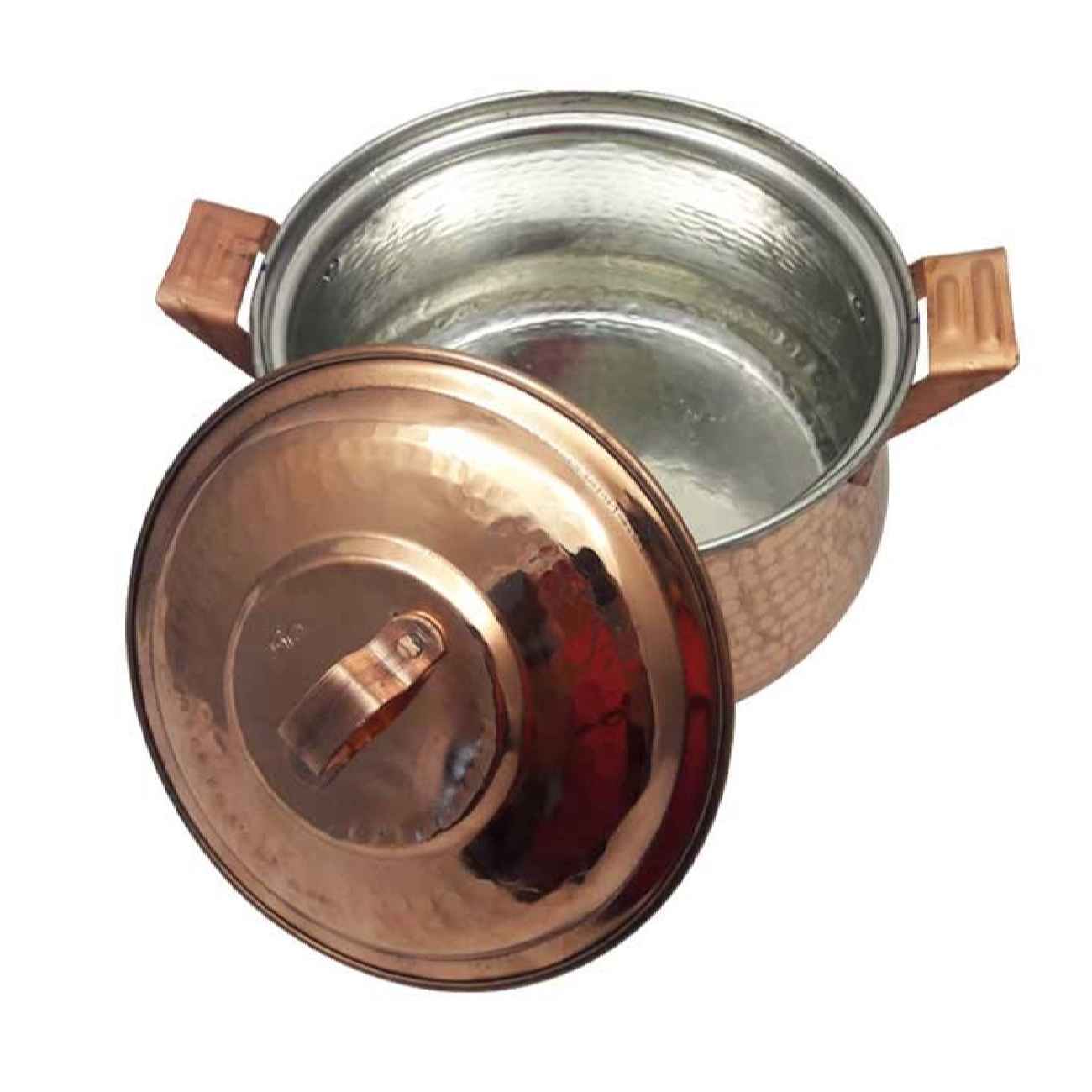 Price and Buy Persian Copper Stock Pot – Traditional Hammered Cooking Model Khosrow - Image 4