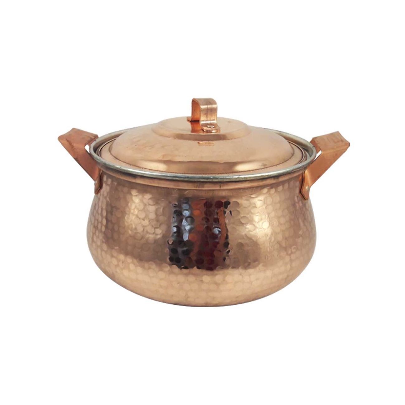 Price and Buy Persian Copper Stock Pot – Traditional Hammered Cooking Model Zubin