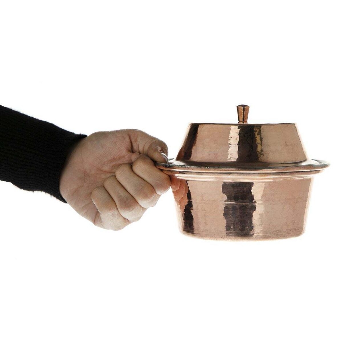 Price and Buy Persian Copper Stock Pot – Traditional Hammered Cooking Style W542 - Image 3