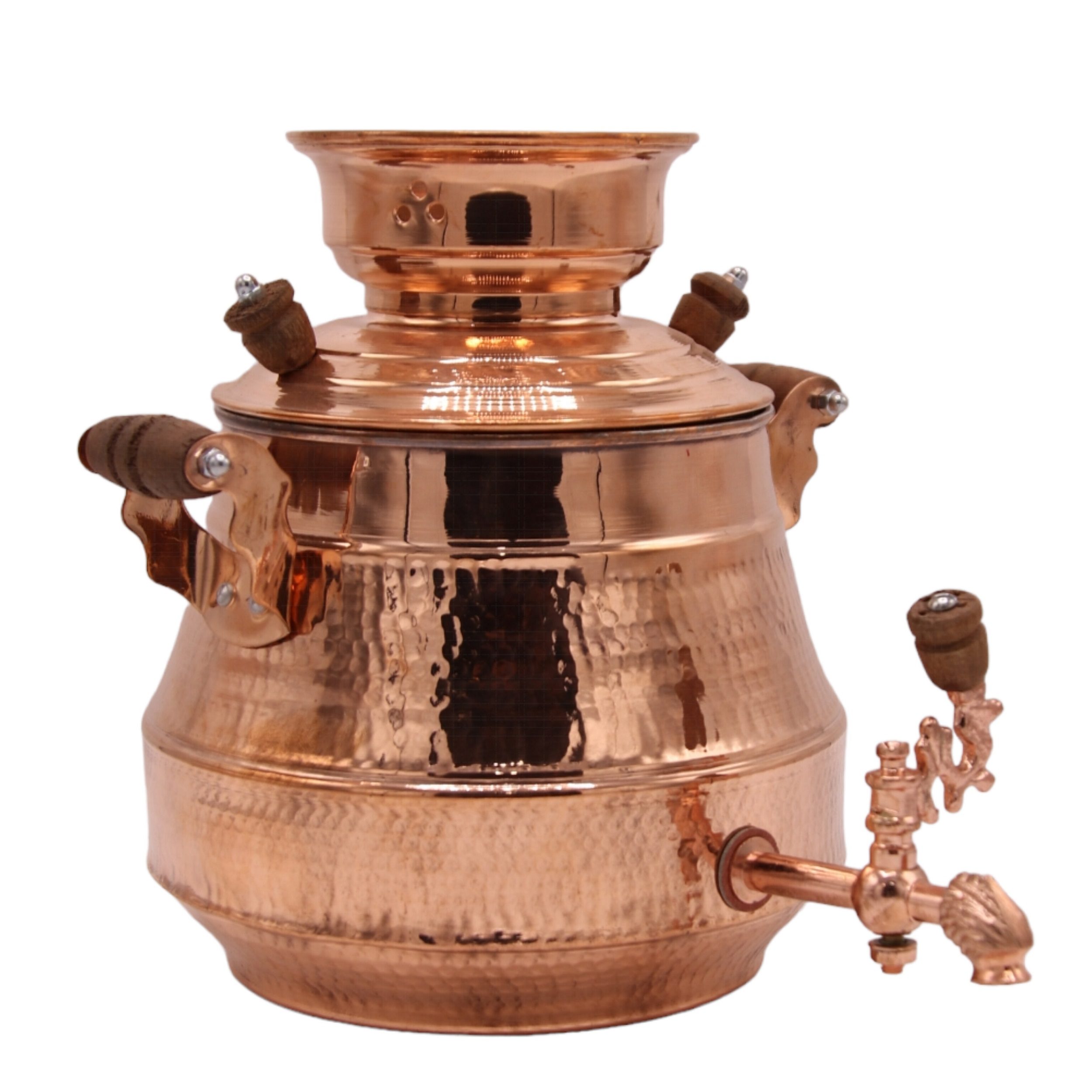 Price and Buy Persian Copper Stovetop Samovar Tea Maker Model Amin - Image 4
