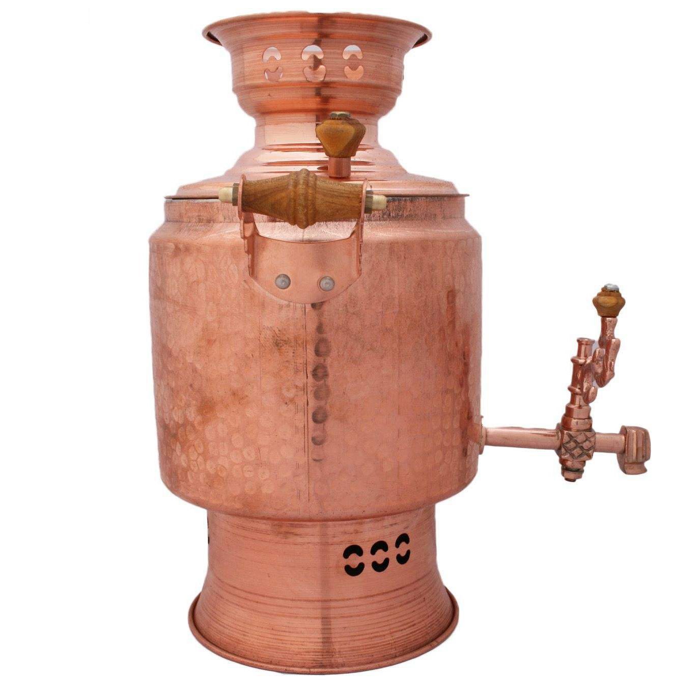 Price and Buy Persian Copper Stovetop Samovar Traditional Design 2.5 & 4-Liter - Image 3