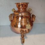 Price and Buy Persian Copper Stovetop Samovar Traditional Hammered Design 2-Liter