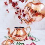 Price and Buy Persian Copper Tea Kettle Durable Stovetop Traditional Hammered Artaxerxes - Image 4