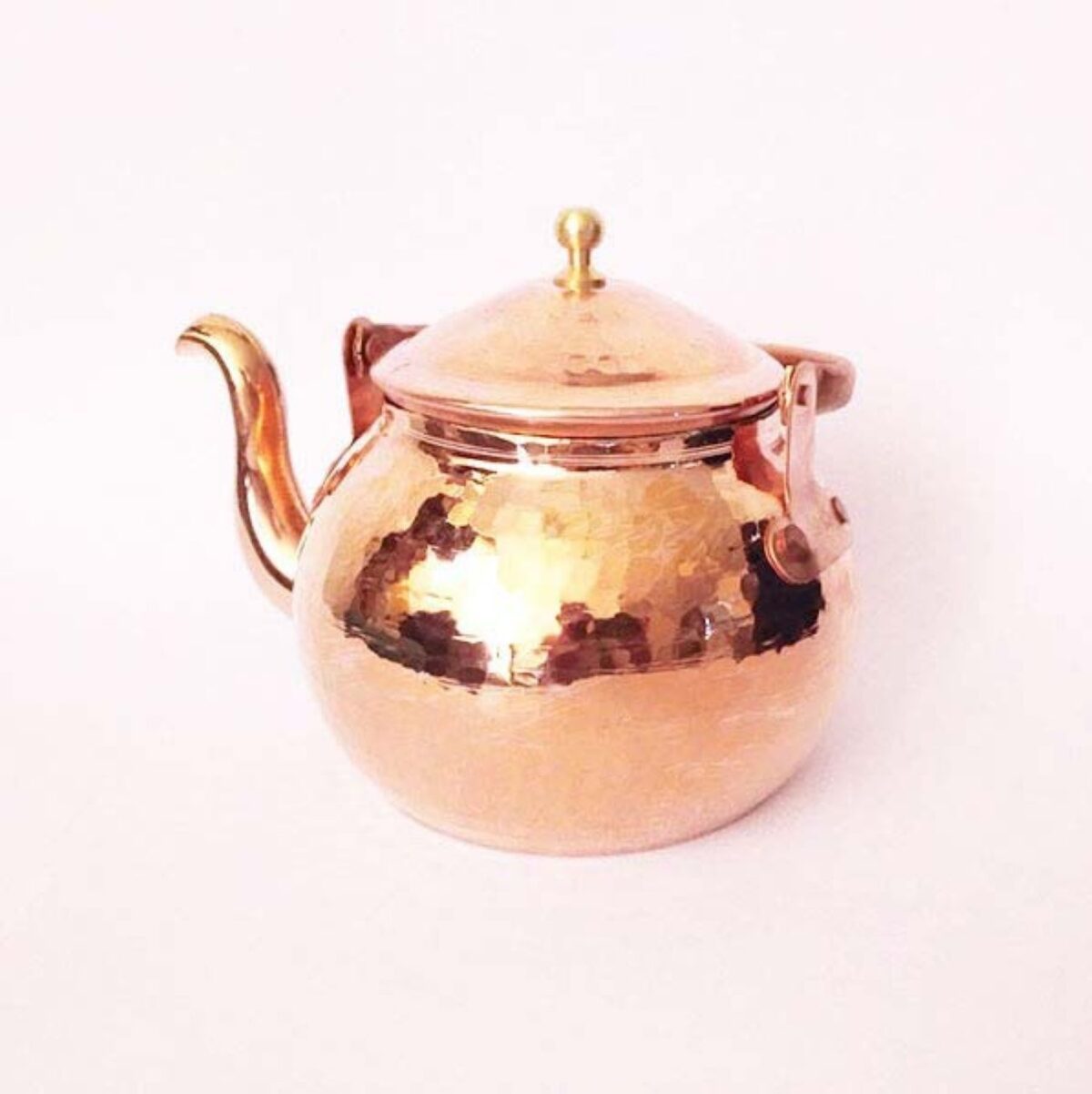 Price and Buy Persian Copper Tea Kettle Durable Stovetop Traditional Hammered Asghar