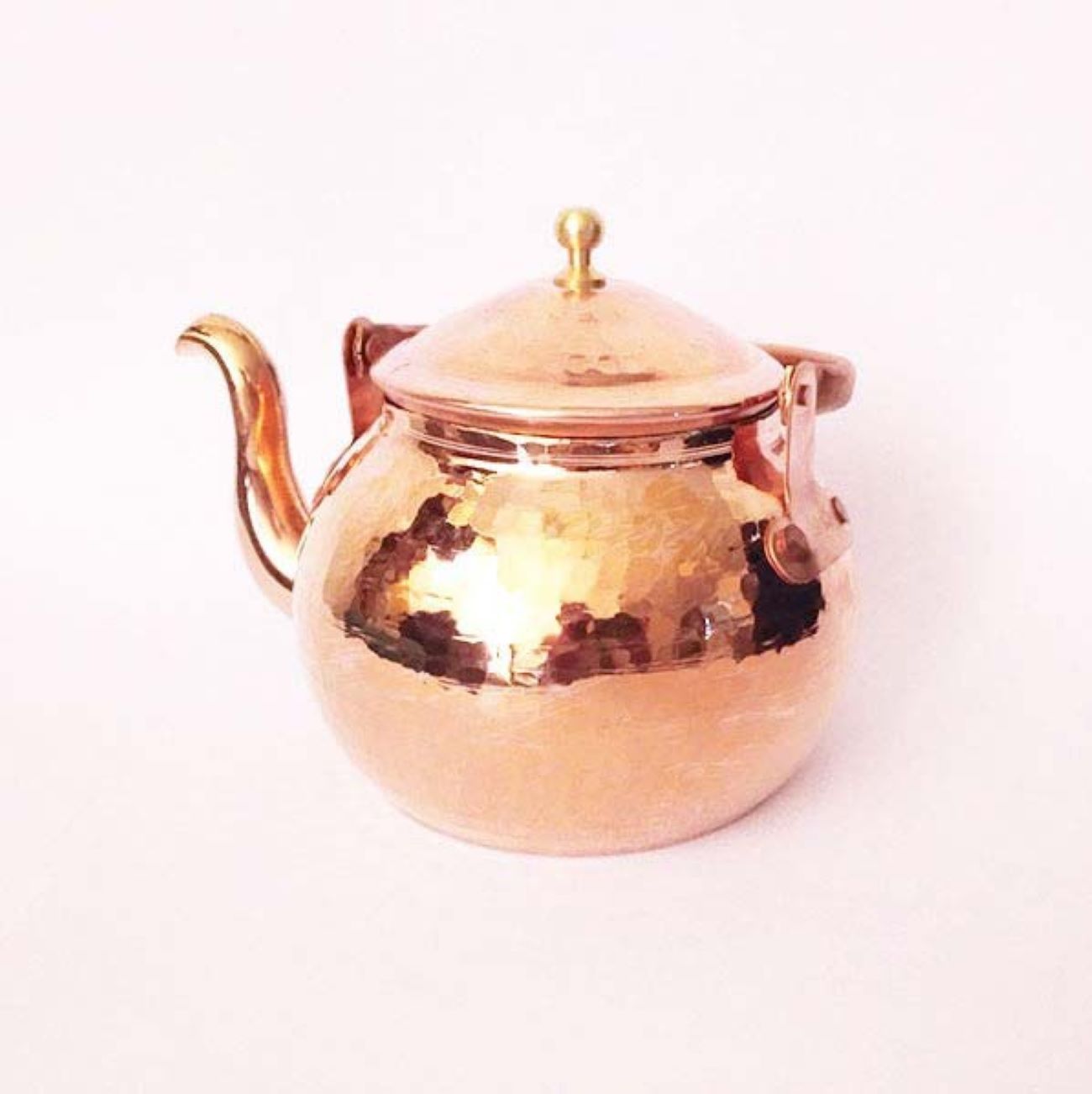 Price and Buy Persian Copper Tea Kettle Durable Stovetop Traditional Hammered Asghar