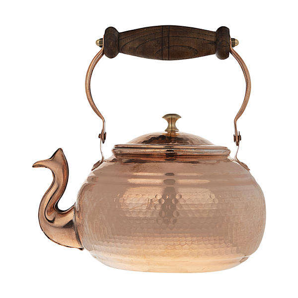 Price and Buy Persian Copper Tea Kettle Durable Stovetop Traditional Hammered Choobi