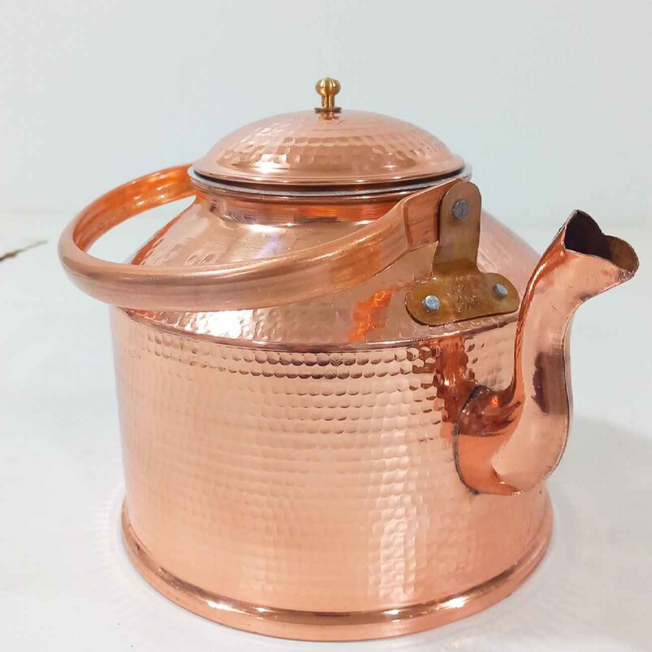 Price and Buy Persian Copper Tea Kettle Durable Stovetop Traditional Hammered Nancy