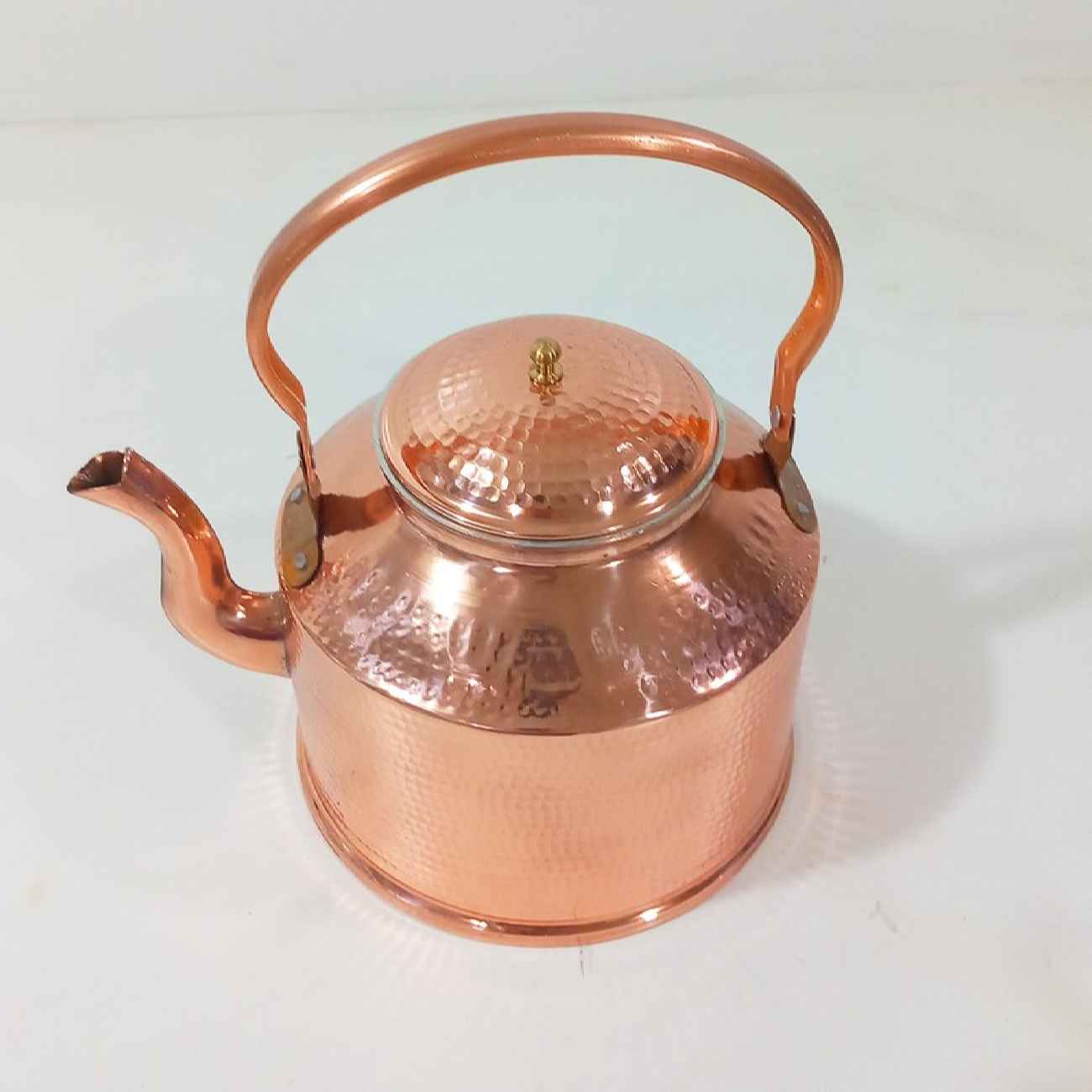 Price and Buy Persian Copper Tea Kettle Durable Stovetop Traditional Hammered Nancy - Image 4