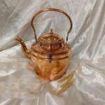 Price and Buy Persian Copper Tea Kettle Durable Stovetop Traditional Hammered Nirvaan