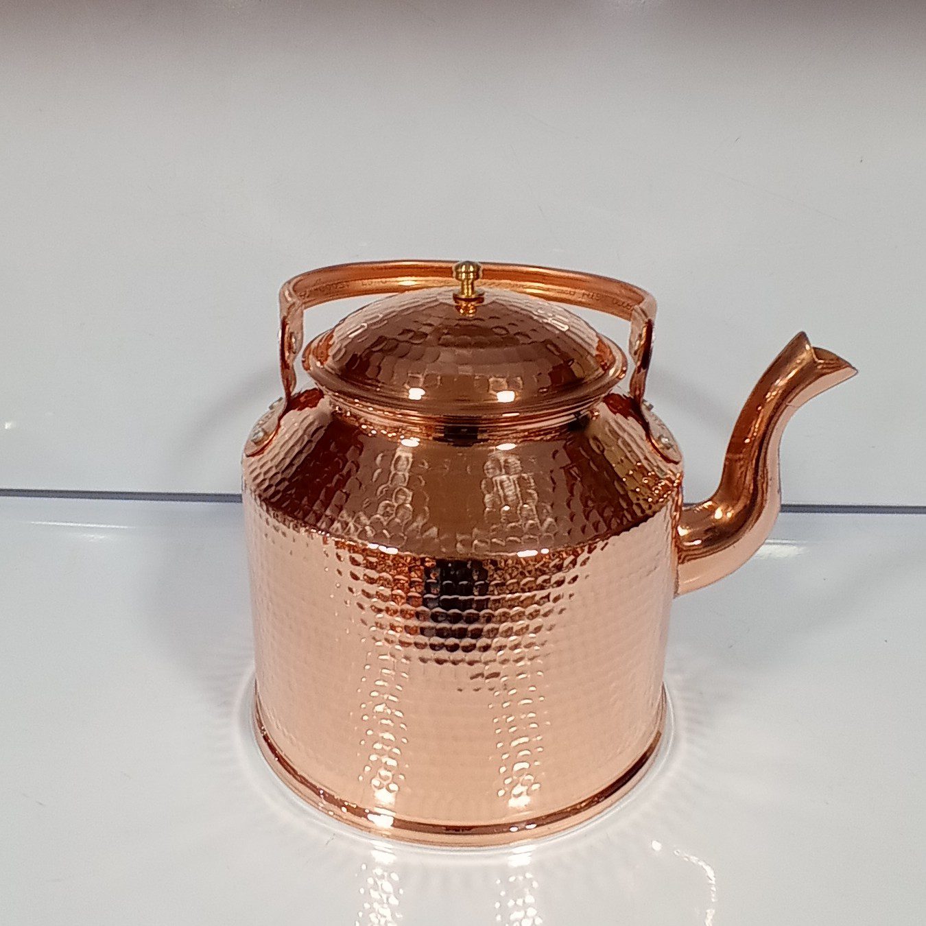 Price and Buy Persian Copper Tea Kettle Durable Stovetop Traditional Hammered Simin - Image 3