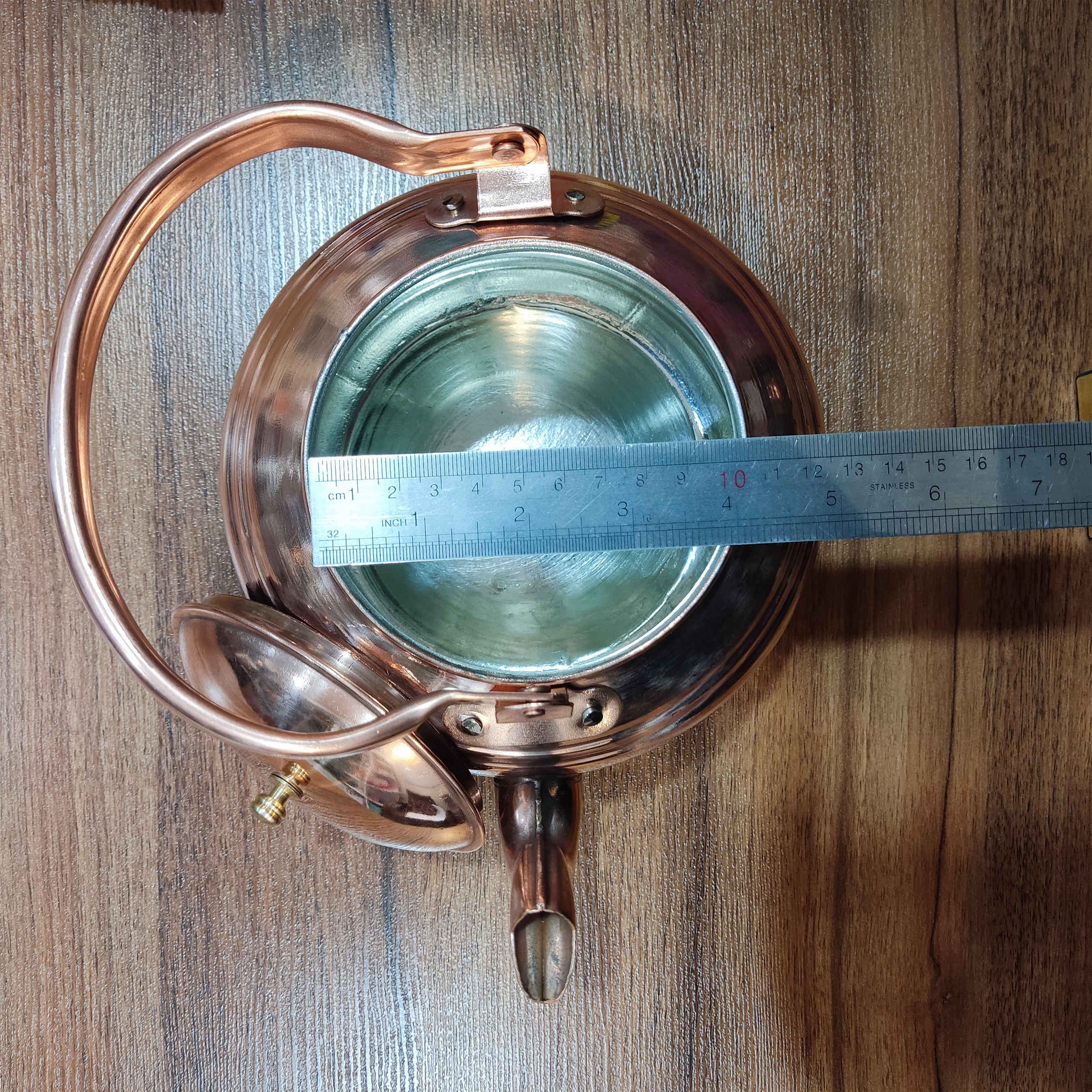 Price and Buy Persian Copper Tea Kettle Durable Stovetop Traditional Hammered Yas - Image 3
