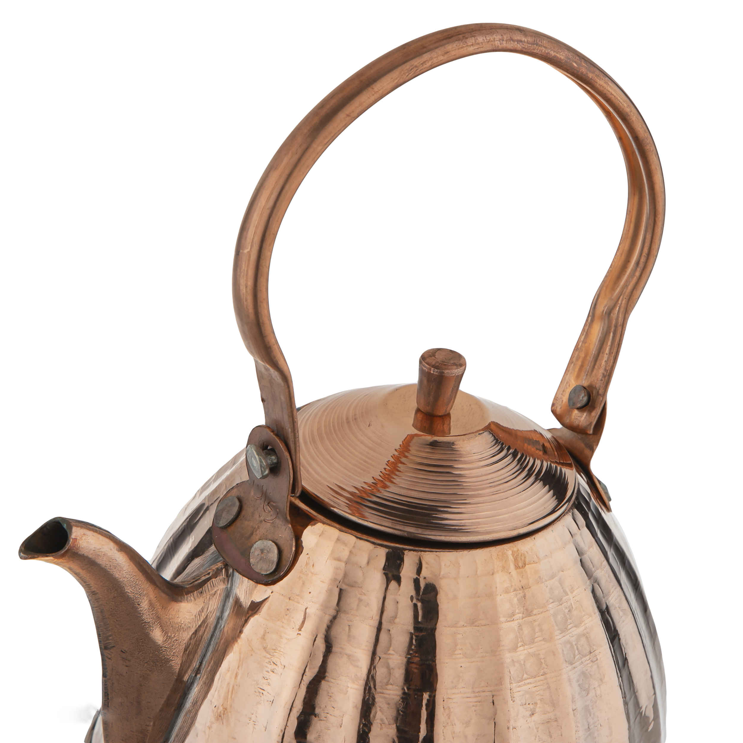 Price and Buy Persian Copper Tea Kettle Durable Stovetop Traditional Hammered - Image 4