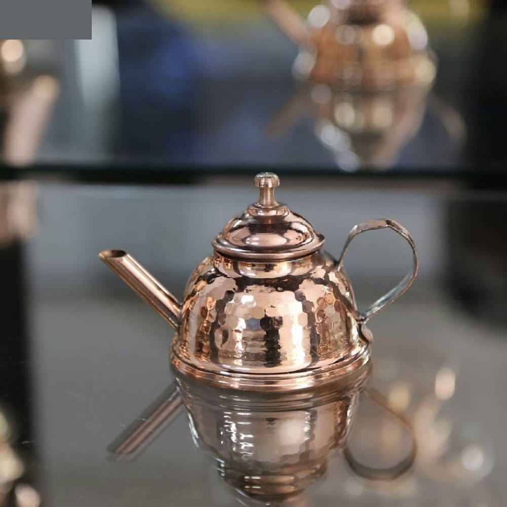 Price and Buy Persian Copper Teapot Handcrafted and Hammered Az02 - Image 3