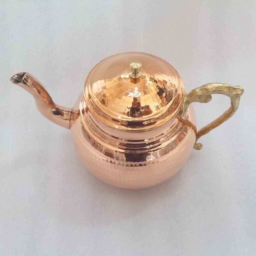 Price and Buy Persian Copper Teapot Handcrafted and Hammered Elika - Image 3