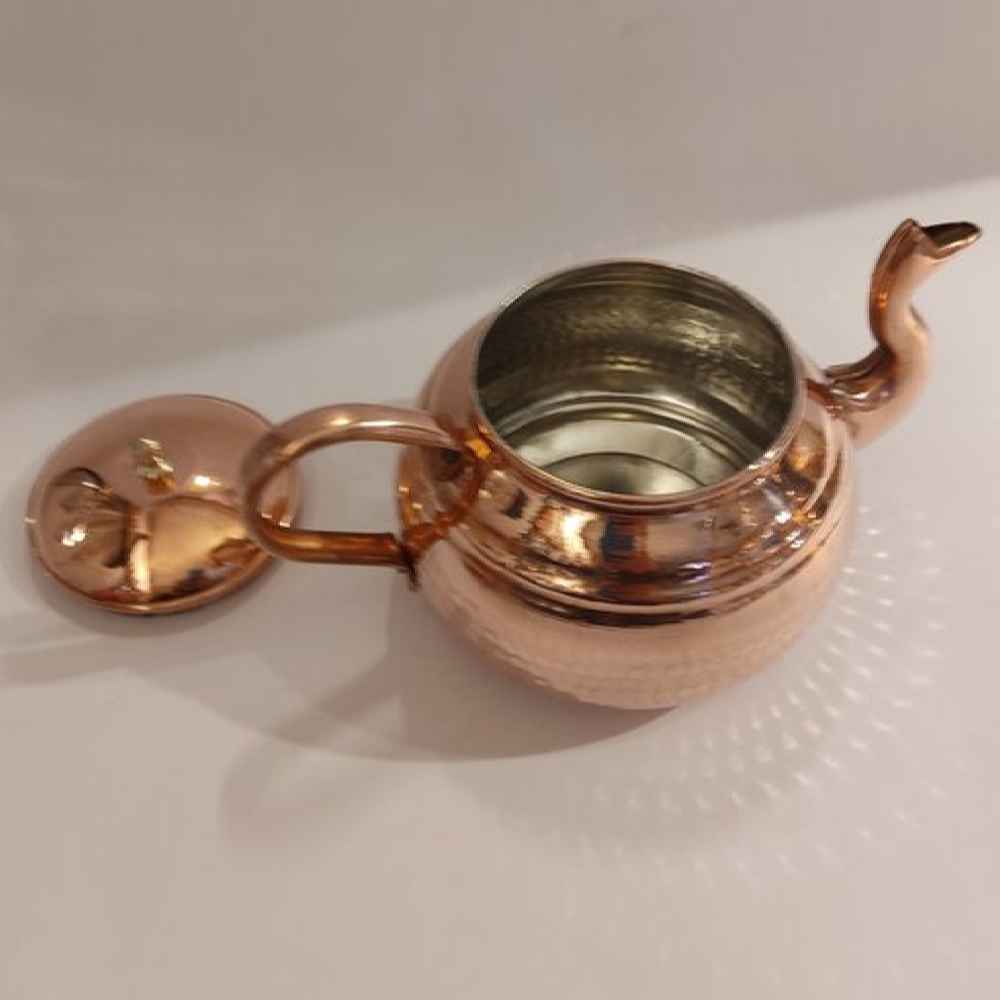 Price and Buy Persian Copper Teapot Handcrafted and Hammered Mahan - Image 3