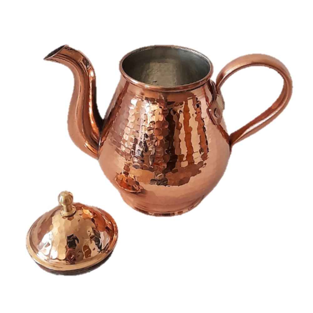 Price and Buy Persian Copper Teapot Handcrafted and Hammered Shaghayegh - Image 3