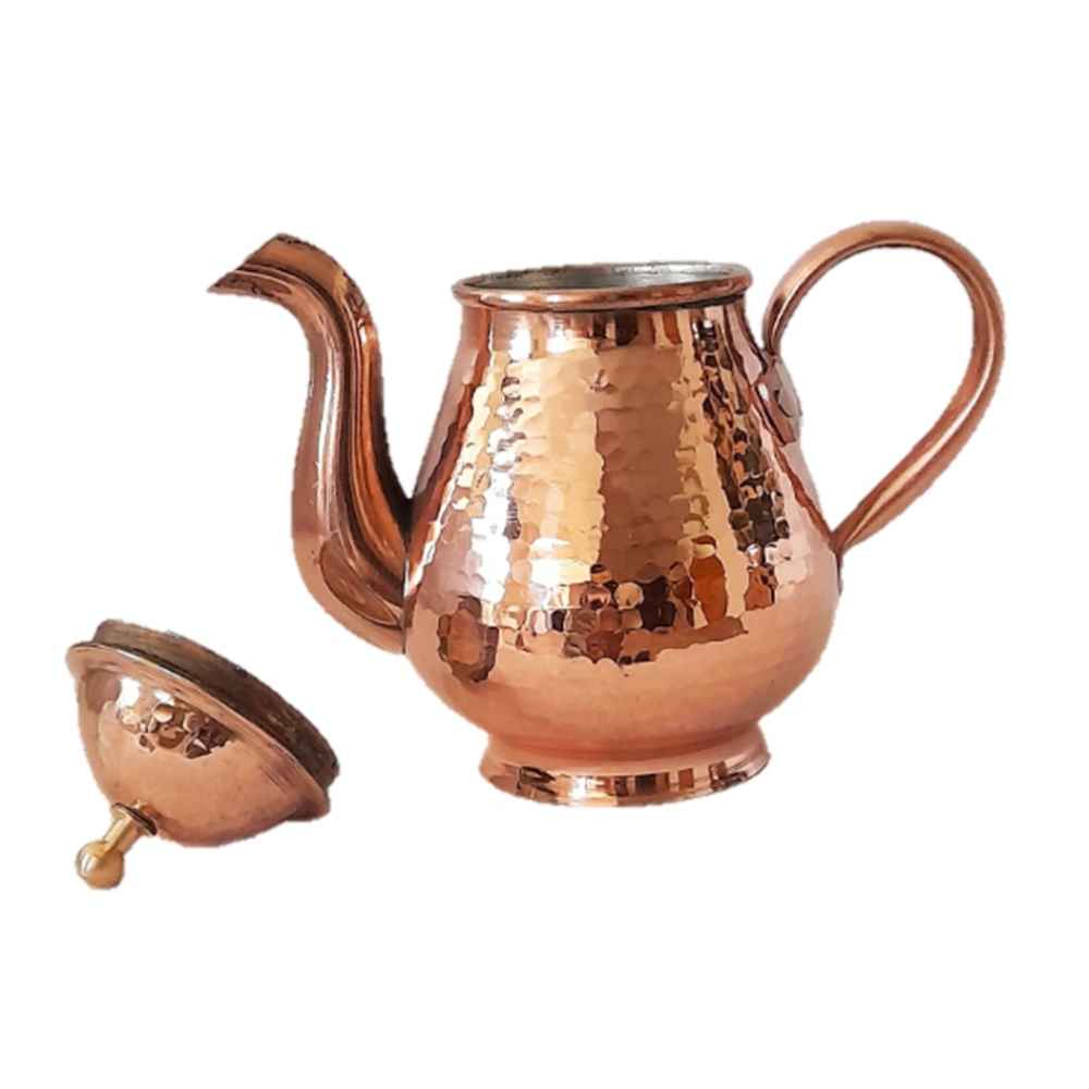 Price and Buy Persian Copper Teapot Handcrafted and Hammered Shaghayegh - Image 4