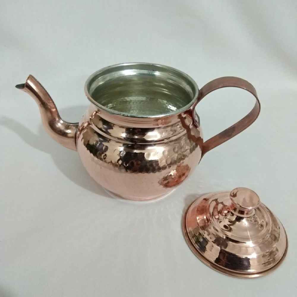 Price and Buy Persian Copper Teapot Handcrafted and Hammered Tanin - Image 4