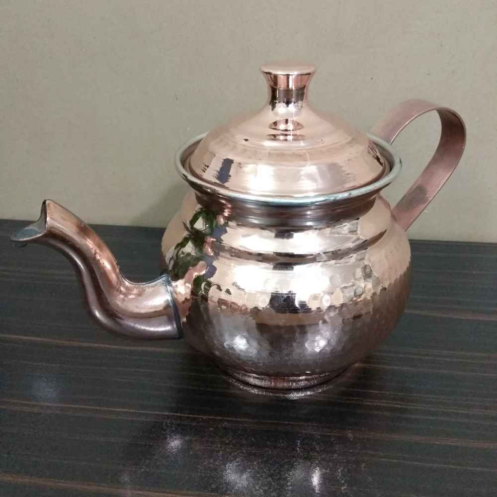 Price and Buy Persian Copper Teapot Handcrafted and Hammered Tanin - Image 5