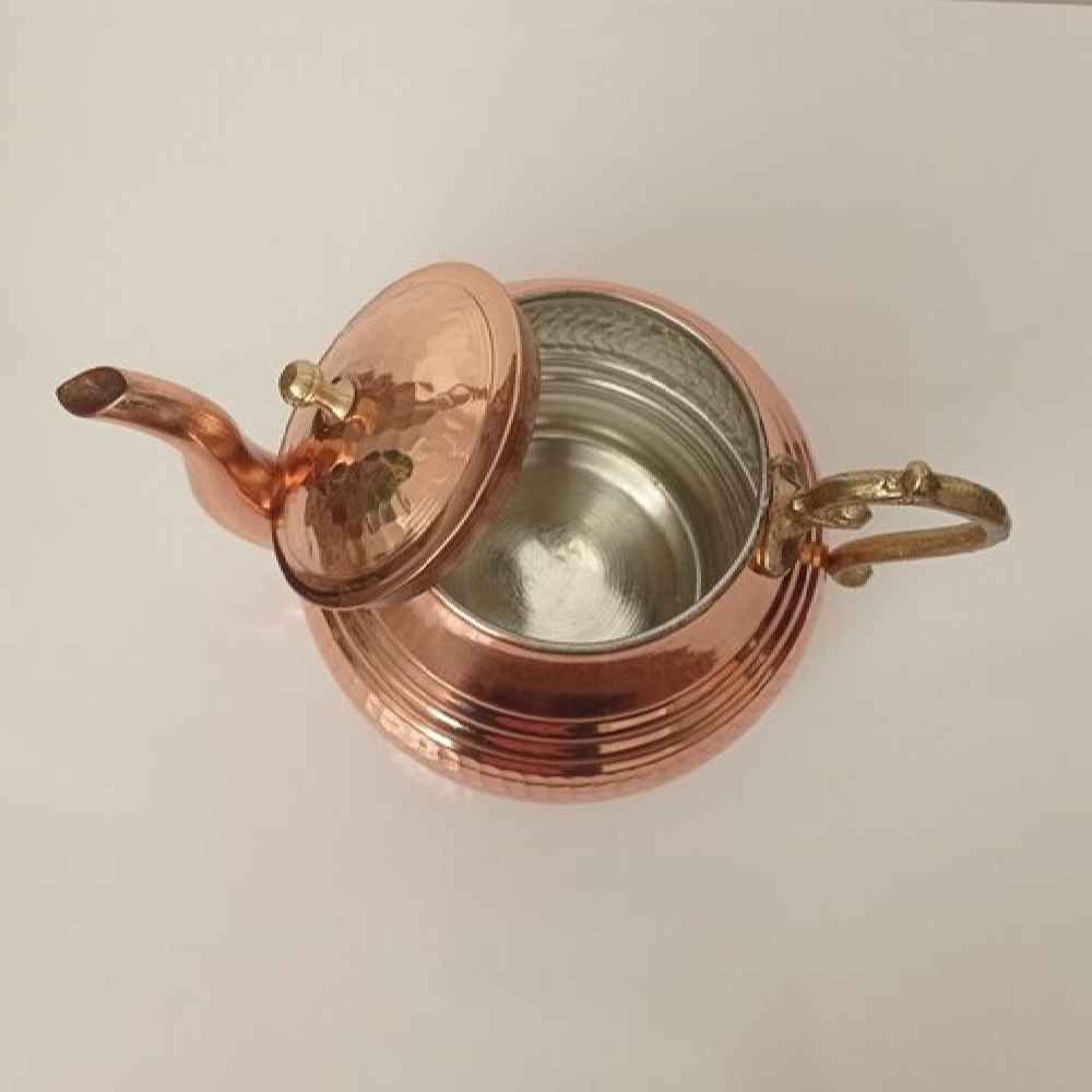 Price and Buy Persian Copper Teapot Handcrafted and Hammered Topi - Image 3