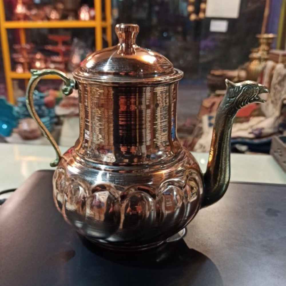 Price and Buy Persian Copper Teapot Handcrafted and Hammered Yuna
