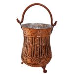 Price and Buy Persian Copper Waste Basket – Achaemenid Elegance