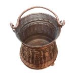 Price and Buy Persian Copper Waste Basket – Achaemenid Elegance - Image 3