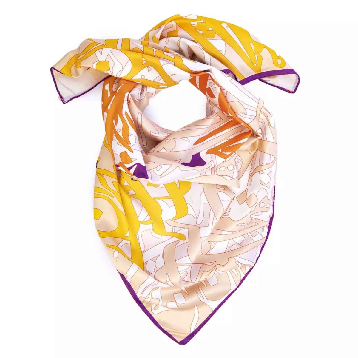 Price and Buy Persian Cotton Scarf for Women – Elegant Calligraphy Design - Image 3