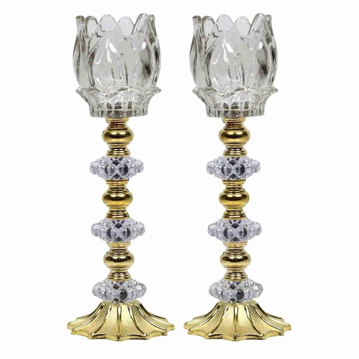 Price and Buy Persian Crystal Candlestick Holder Stand Tulip (2x)