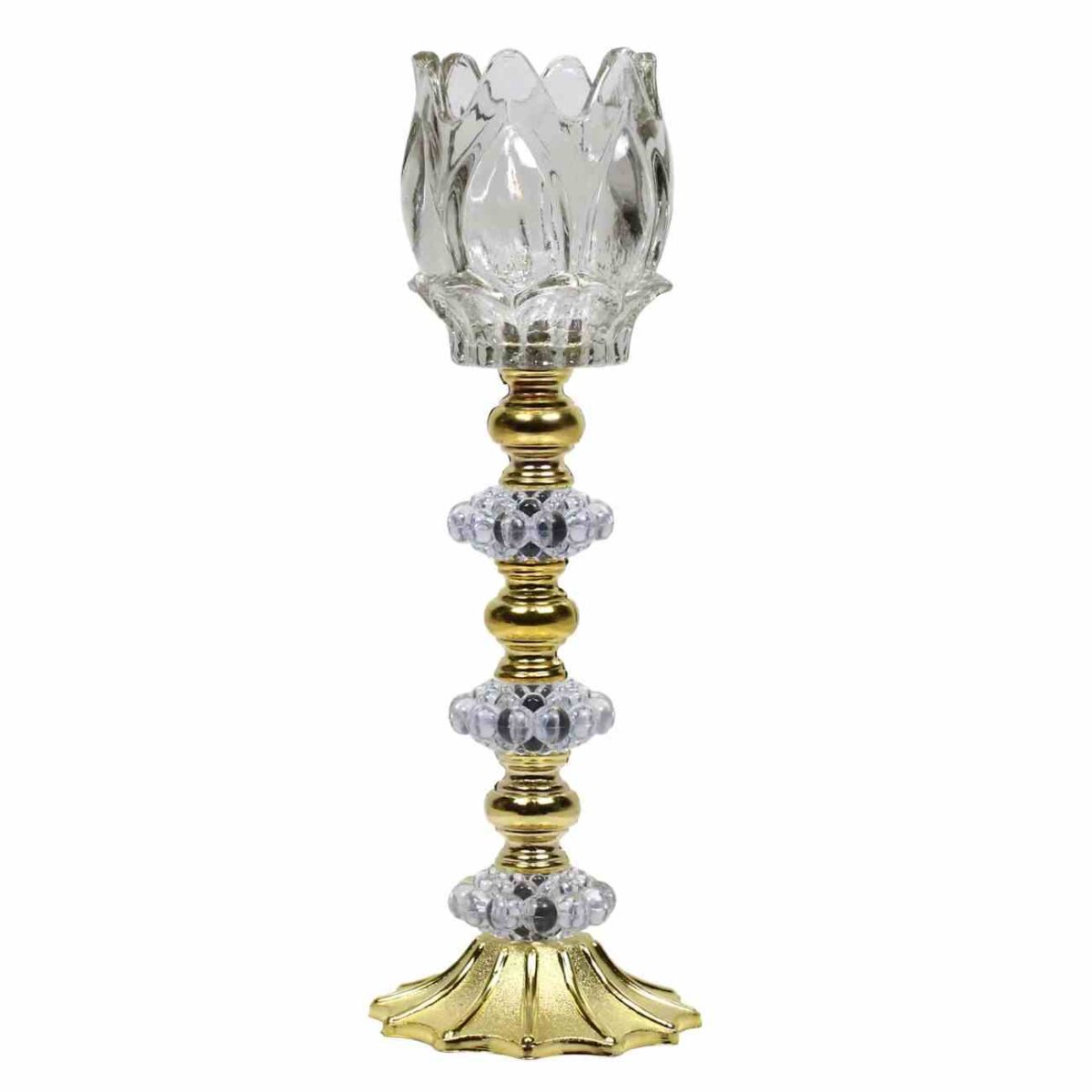 Price and Buy Persian Crystal Candlestick Holder Stand Tulip (2x) - Image 3