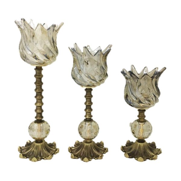 Price and Buy Persian Crystal Candlestick Tulip Shaped Set of 3_68f6829b3ad31.jpeg Price and Buy Persian Crystal Candlestick Tulip Shaped Set of 3
